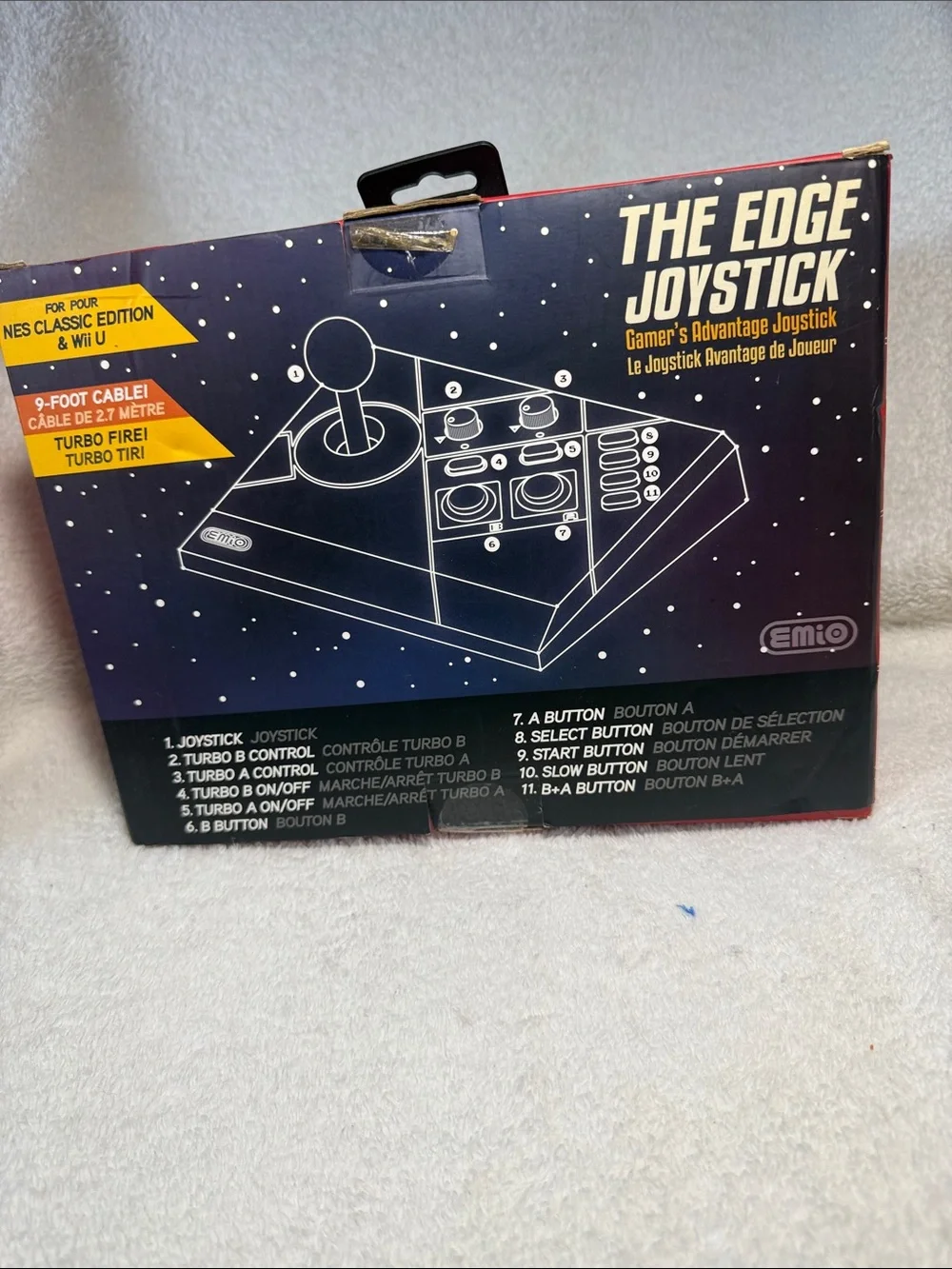 The Edge Joystick Retro Arcade Controller - White